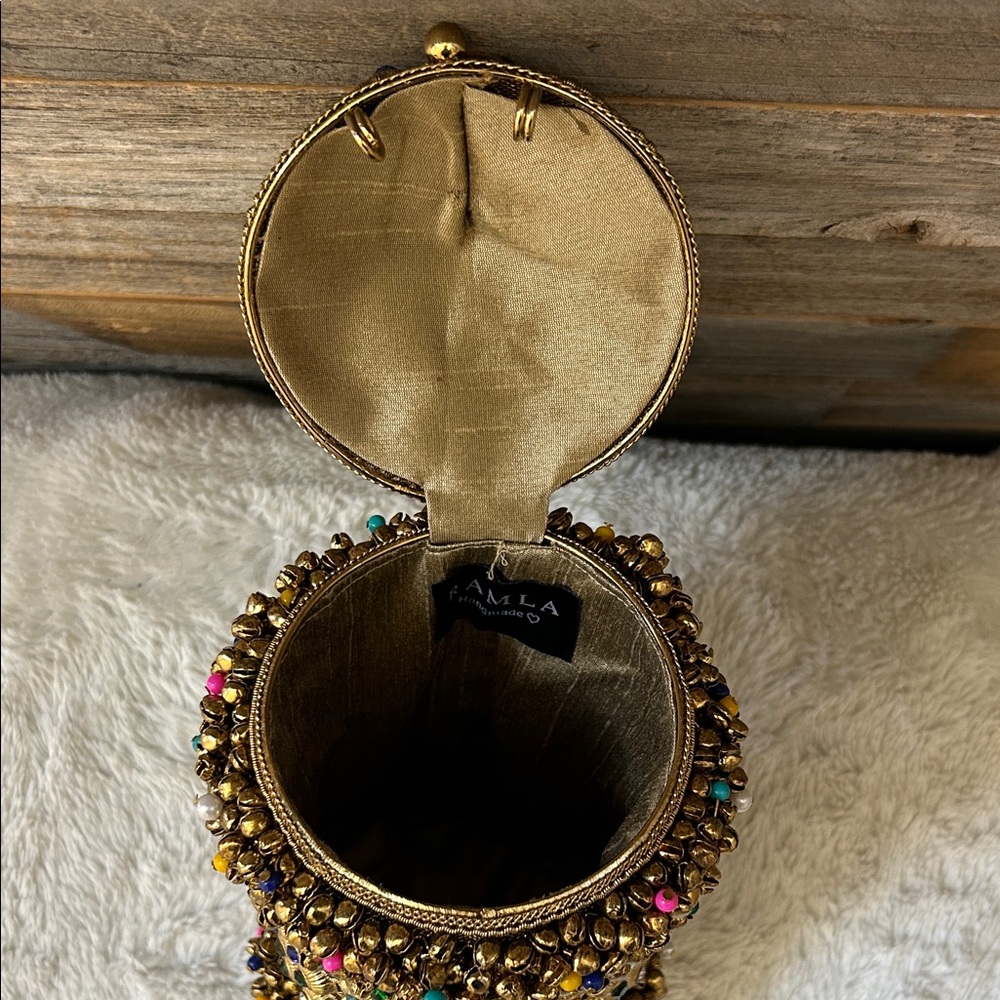 Ramla Bling Bling Handmade Beaded Crystal Bag Brand New! - Picture 7 of 10